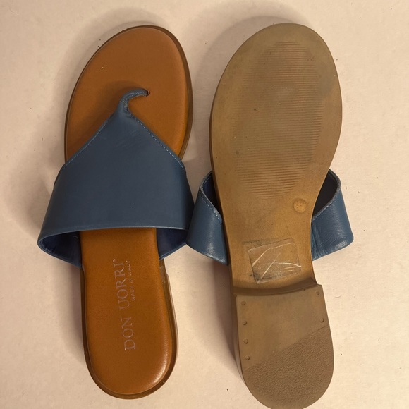 Leather flat sandal sz 10 - Picture 3 of 4